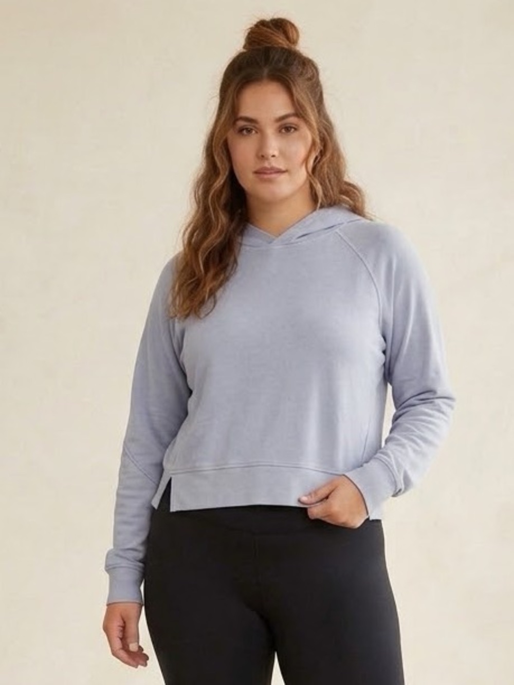 all in motion Pale Blue Women's Hoodie Sweatshirt, Women’s Size XS extra small